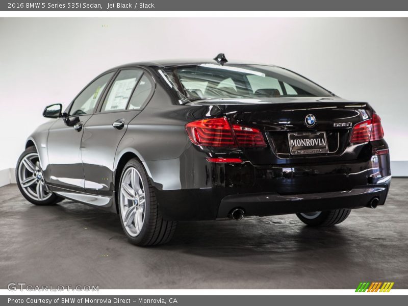 Jet Black / Black 2016 BMW 5 Series 535i Sedan