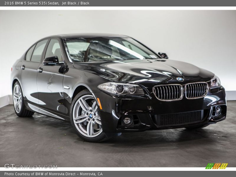 Jet Black / Black 2016 BMW 5 Series 535i Sedan