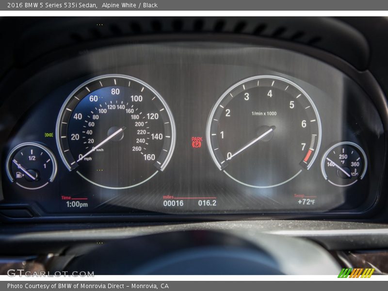 Alpine White / Black 2016 BMW 5 Series 535i Sedan