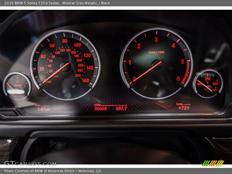  2016 5 Series 535d Sedan 535d Sedan Gauges