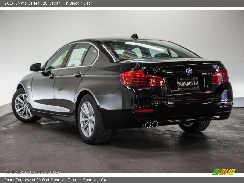 Jet Black / Black 2016 BMW 5 Series 528i Sedan