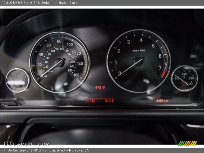 Jet Black / Black 2016 BMW 5 Series 528i Sedan