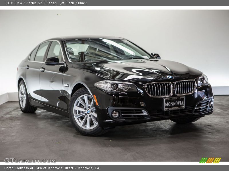 Jet Black / Black 2016 BMW 5 Series 528i Sedan