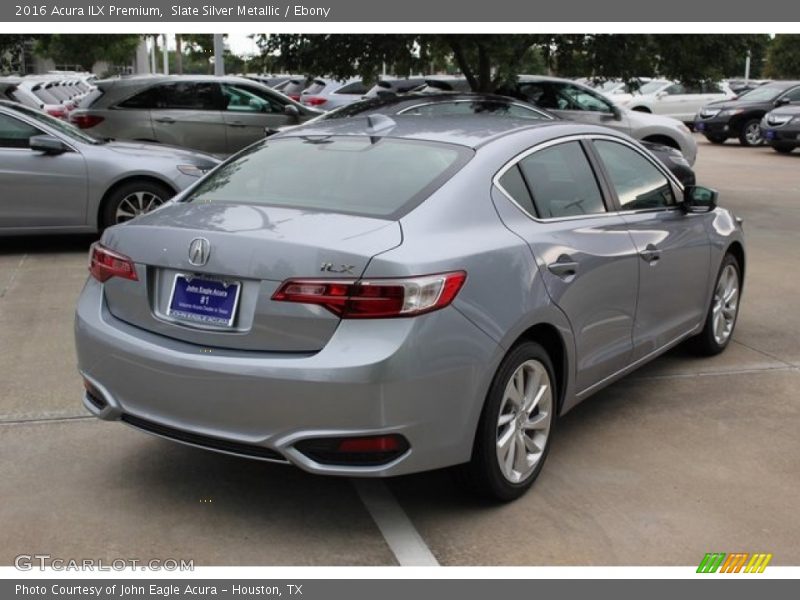Slate Silver Metallic / Ebony 2016 Acura ILX Premium