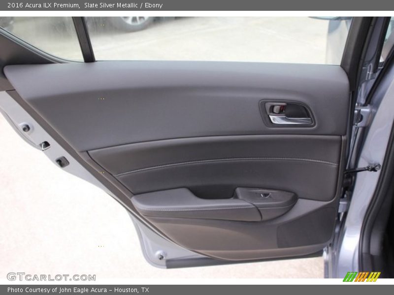 Slate Silver Metallic / Ebony 2016 Acura ILX Premium