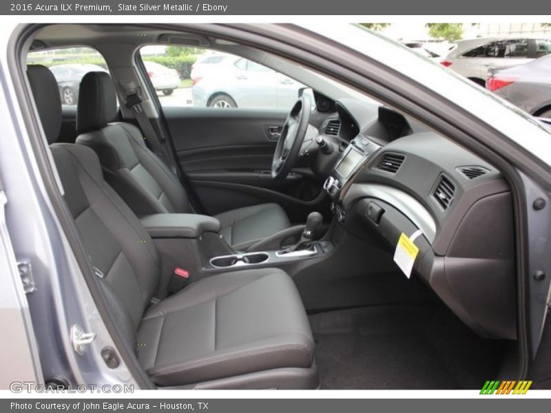 Slate Silver Metallic / Ebony 2016 Acura ILX Premium