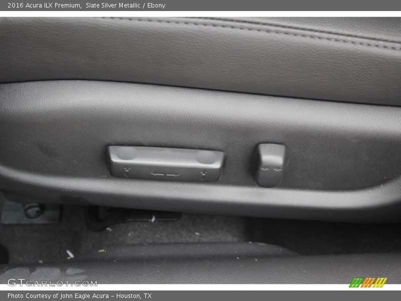 Slate Silver Metallic / Ebony 2016 Acura ILX Premium