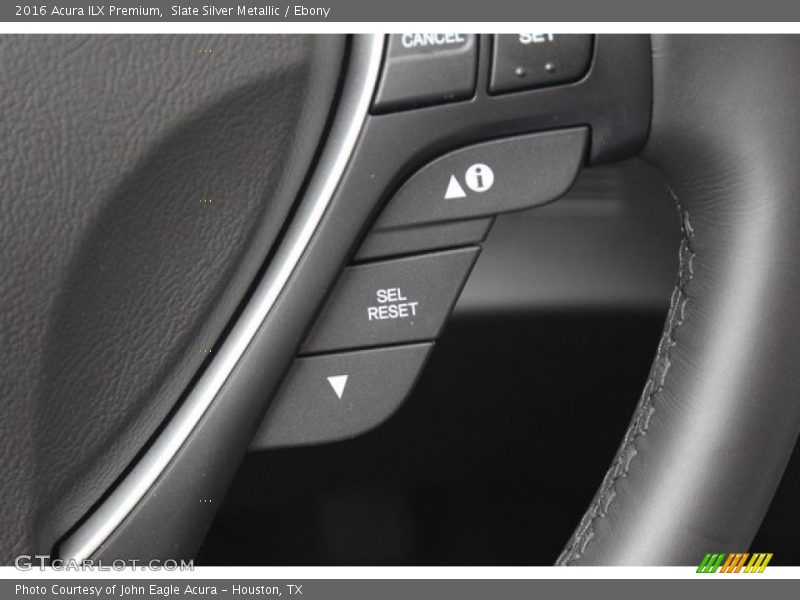 Slate Silver Metallic / Ebony 2016 Acura ILX Premium