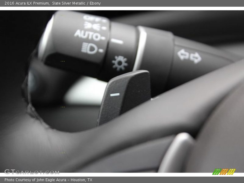 Slate Silver Metallic / Ebony 2016 Acura ILX Premium