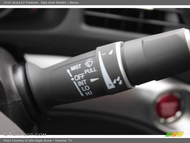 Slate Silver Metallic / Ebony 2016 Acura ILX Premium