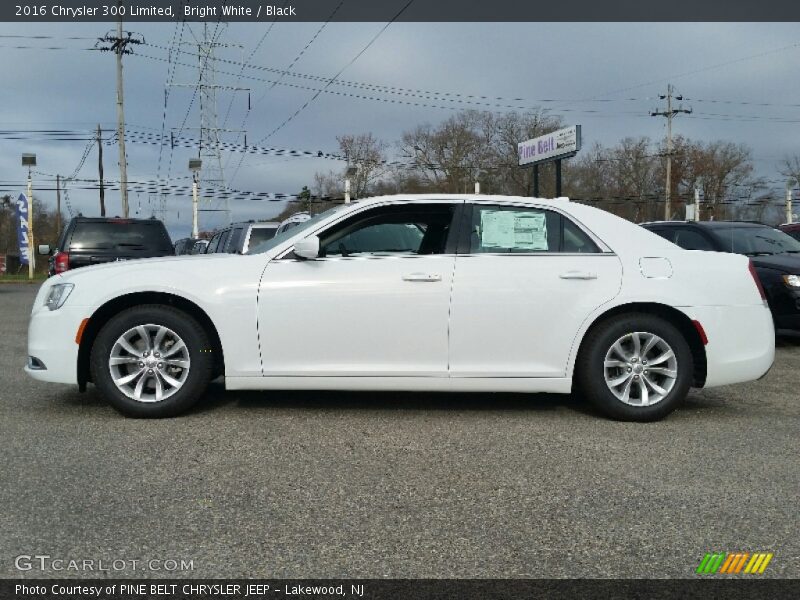 Bright White / Black 2016 Chrysler 300 Limited