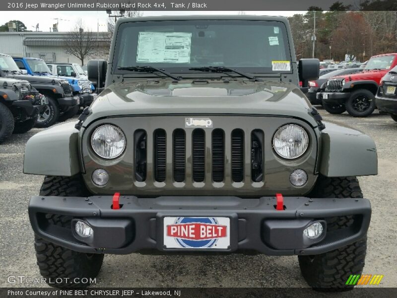 Tank / Black 2016 Jeep Wrangler Unlimited Rubicon Hard Rock 4x4