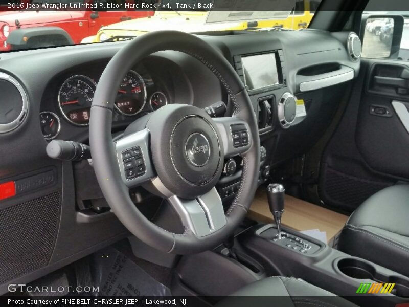 Black Interior - 2016 Wrangler Unlimited Rubicon Hard Rock 4x4 