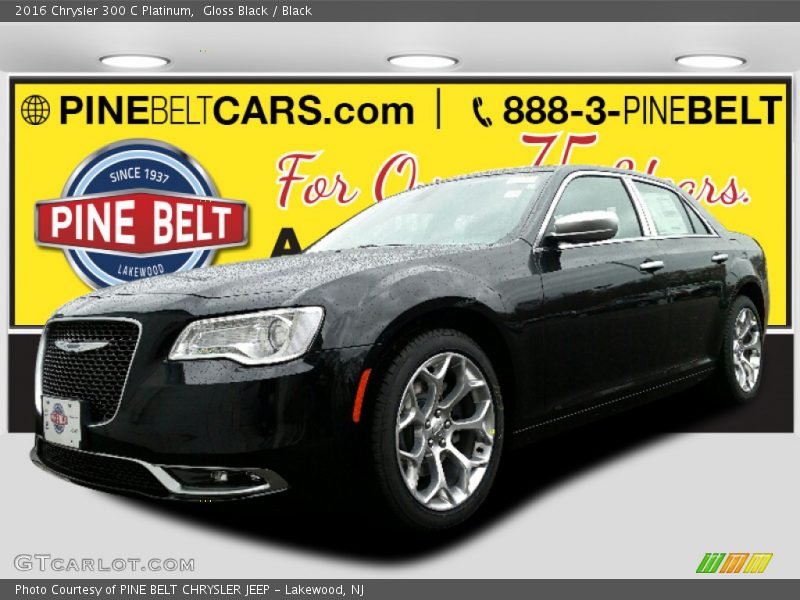 Gloss Black / Black 2016 Chrysler 300 C Platinum