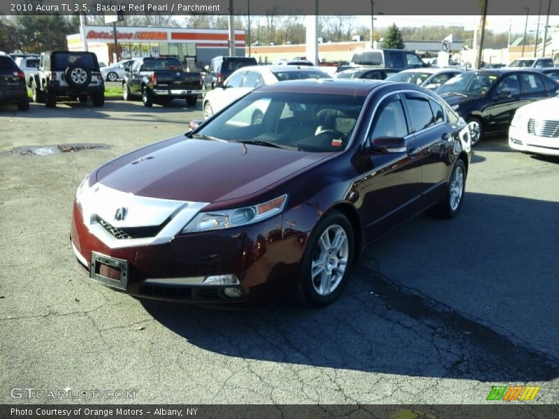 Basque Red Pearl / Parchment 2010 Acura TL 3.5
