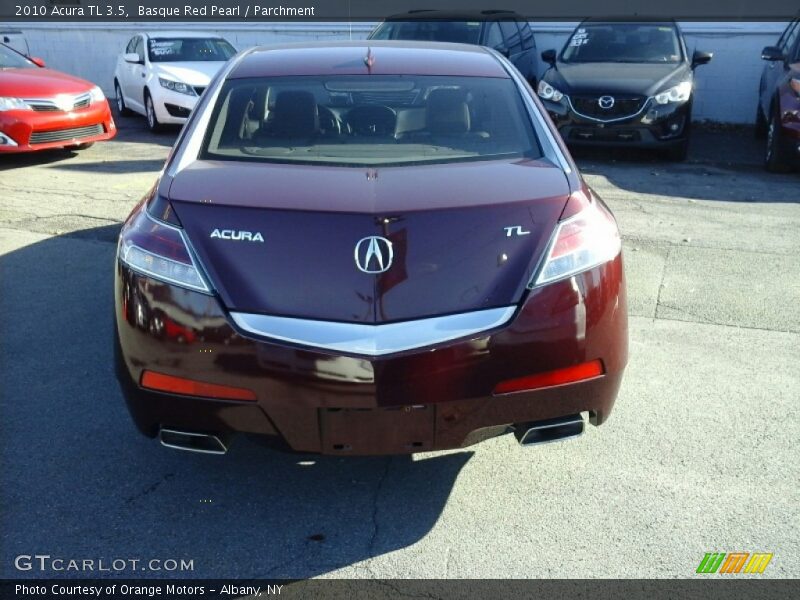 Basque Red Pearl / Parchment 2010 Acura TL 3.5