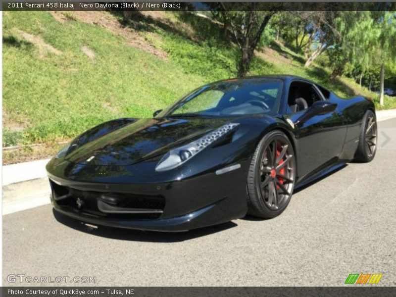 Nero Daytona (Black) / Nero (Black) 2011 Ferrari 458 Italia