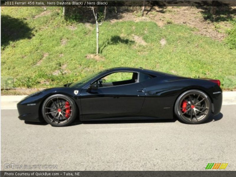 Nero Daytona (Black) / Nero (Black) 2011 Ferrari 458 Italia