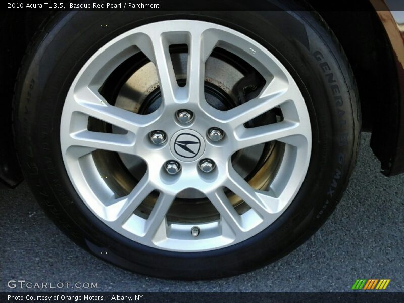 Basque Red Pearl / Parchment 2010 Acura TL 3.5