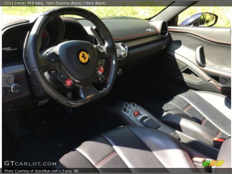 Nero Daytona (Black) / Nero (Black) 2011 Ferrari 458 Italia