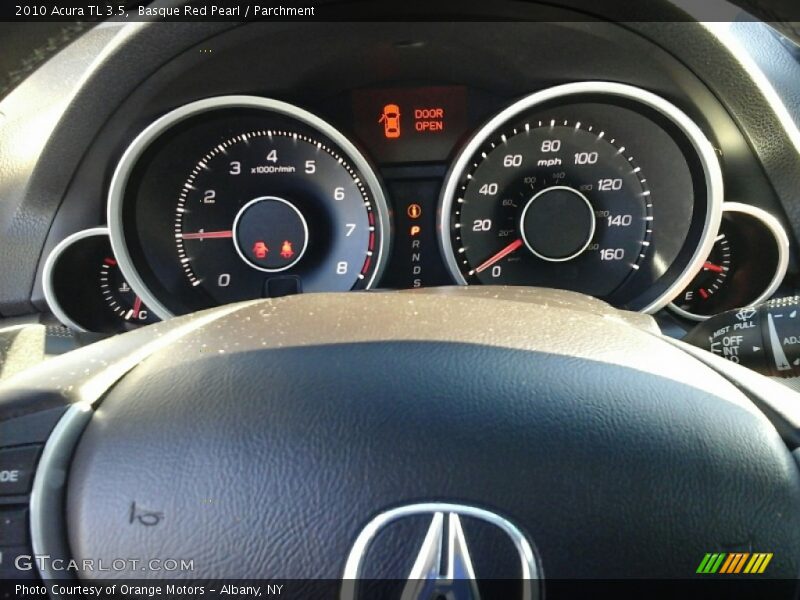 Basque Red Pearl / Parchment 2010 Acura TL 3.5