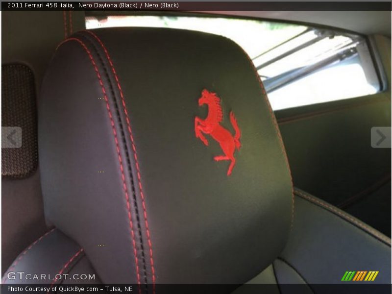 Nero Daytona (Black) / Nero (Black) 2011 Ferrari 458 Italia