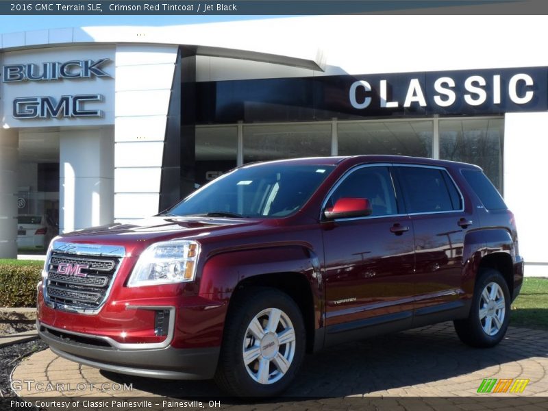 Crimson Red Tintcoat / Jet Black 2016 GMC Terrain SLE