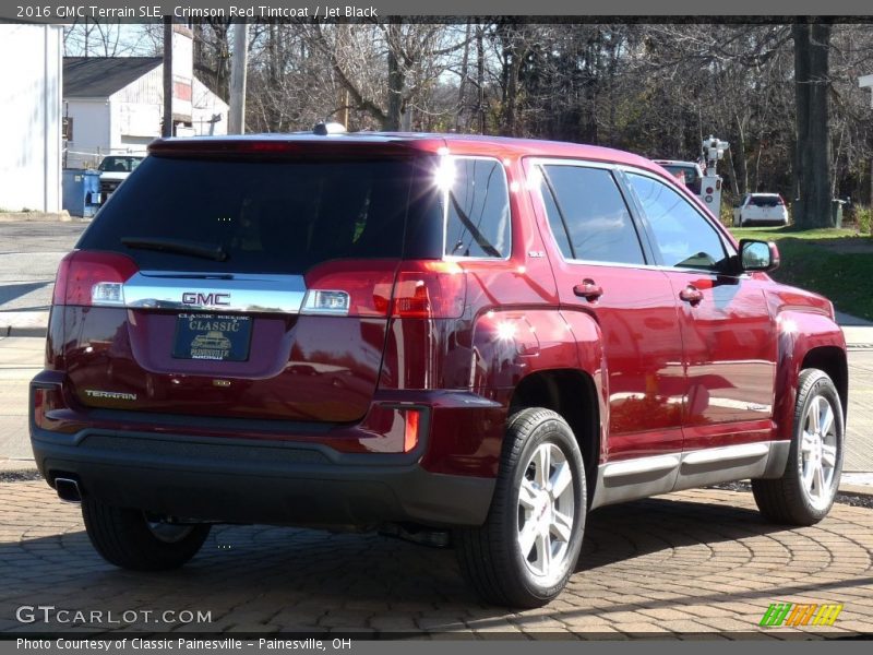 Crimson Red Tintcoat / Jet Black 2016 GMC Terrain SLE
