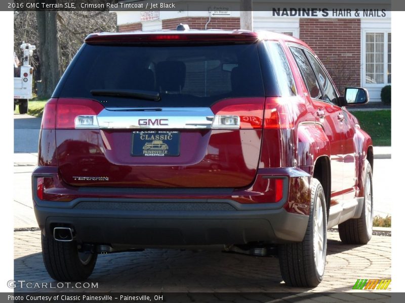 Crimson Red Tintcoat / Jet Black 2016 GMC Terrain SLE