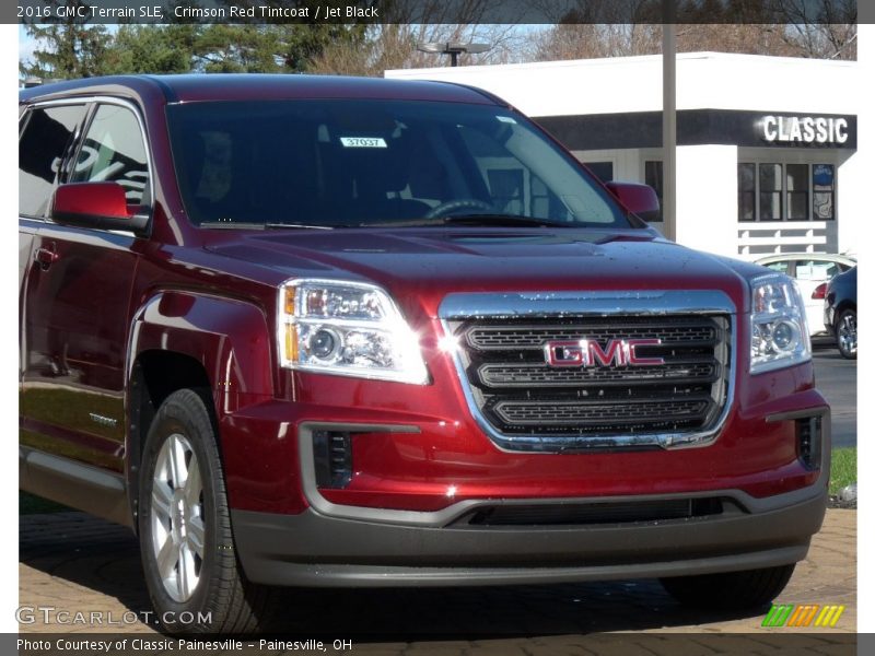 Crimson Red Tintcoat / Jet Black 2016 GMC Terrain SLE
