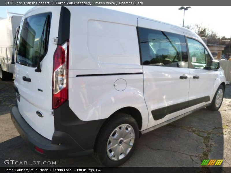 Frozen White / Charcoal Black 2016 Ford Transit Connect XL Cargo Van Extended