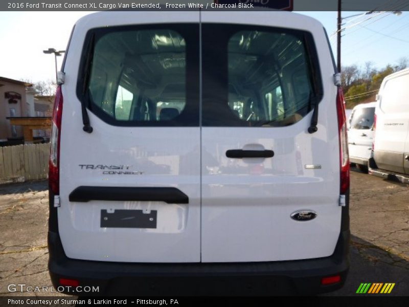 Frozen White / Charcoal Black 2016 Ford Transit Connect XL Cargo Van Extended