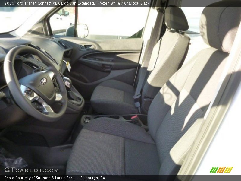 Frozen White / Charcoal Black 2016 Ford Transit Connect XL Cargo Van Extended