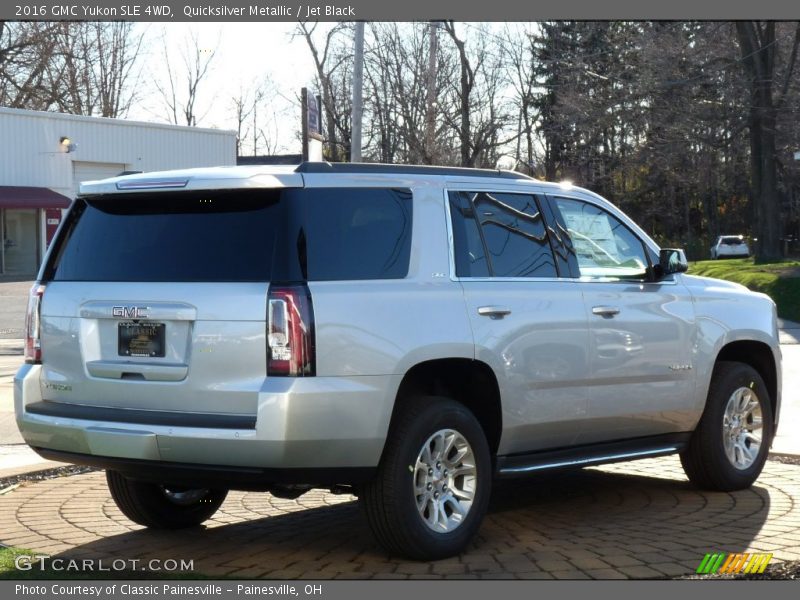 Quicksilver Metallic / Jet Black 2016 GMC Yukon SLE 4WD