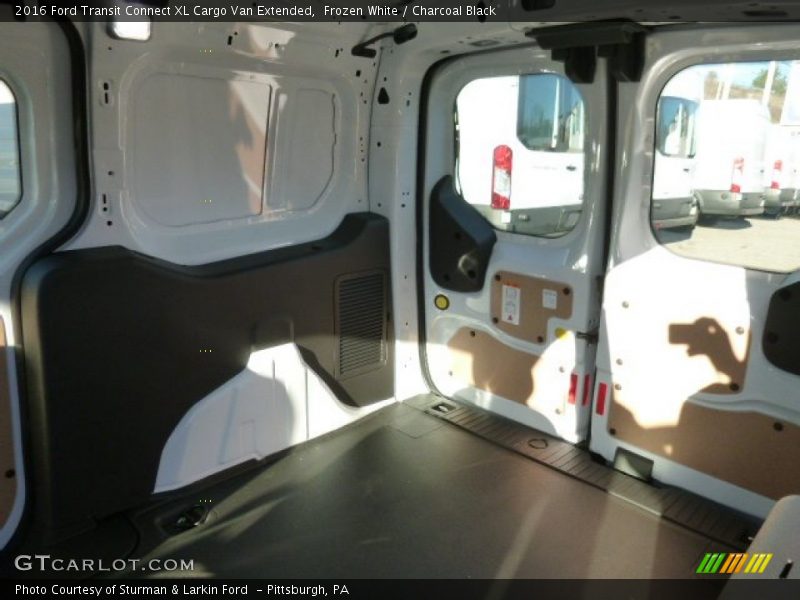 Frozen White / Charcoal Black 2016 Ford Transit Connect XL Cargo Van Extended