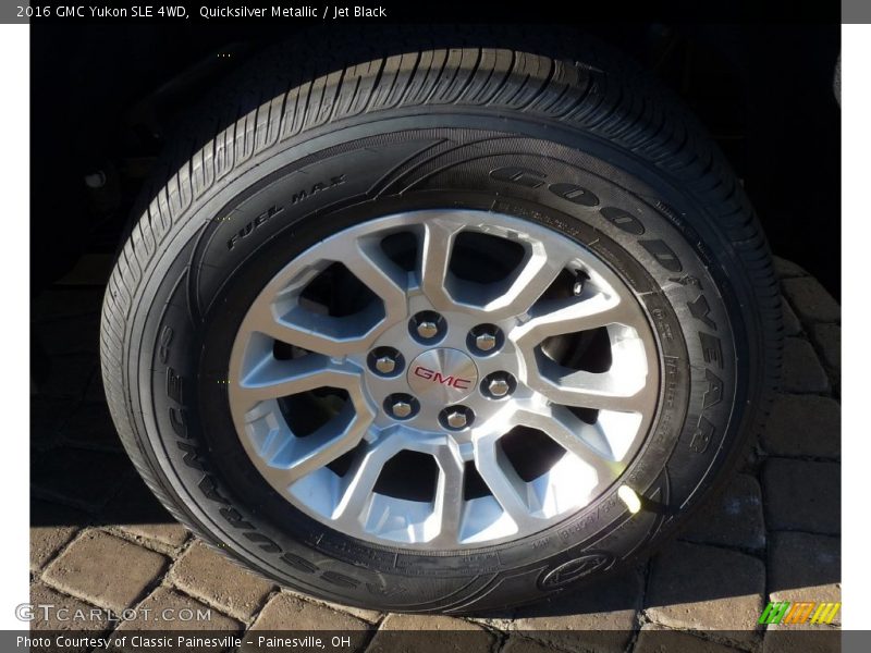 Quicksilver Metallic / Jet Black 2016 GMC Yukon SLE 4WD
