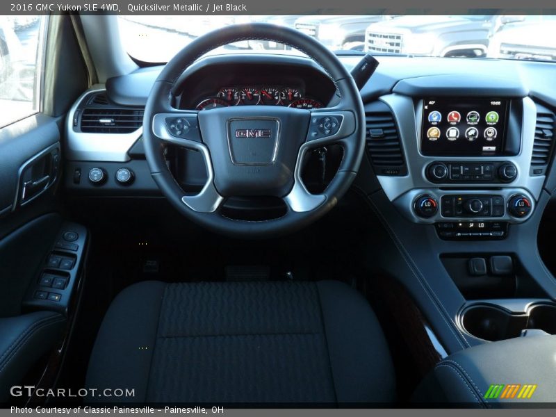 Quicksilver Metallic / Jet Black 2016 GMC Yukon SLE 4WD