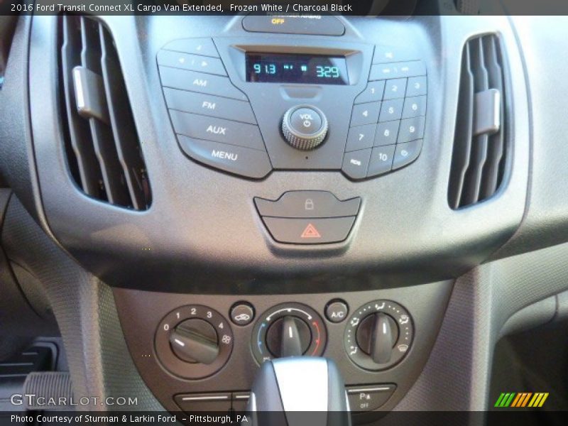 Frozen White / Charcoal Black 2016 Ford Transit Connect XL Cargo Van Extended