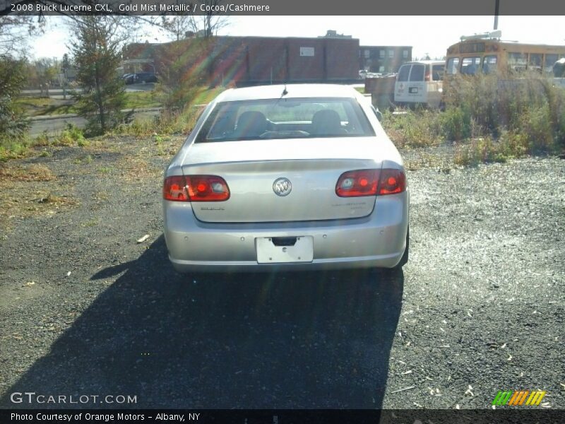 Gold Mist Metallic / Cocoa/Cashmere 2008 Buick Lucerne CXL