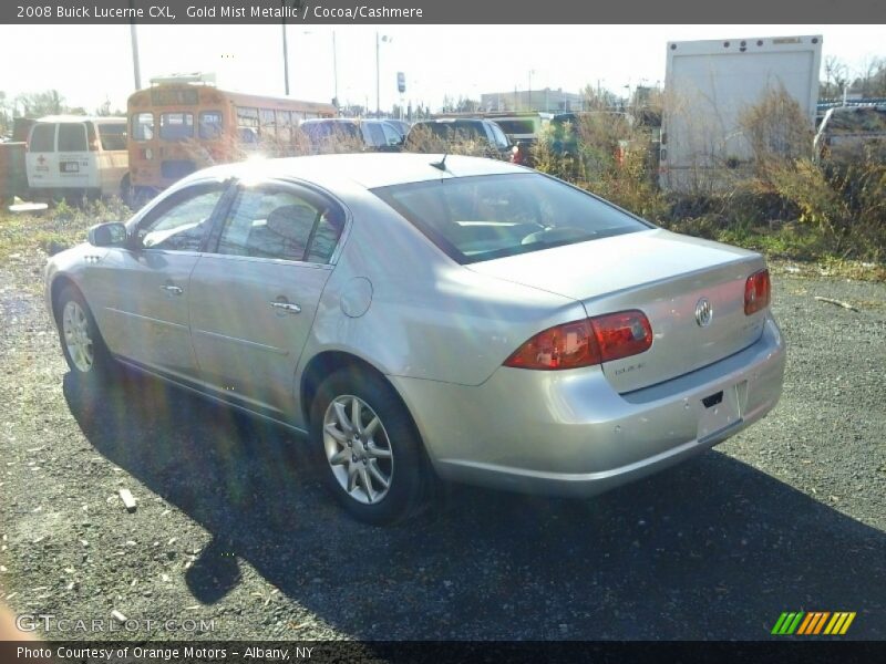 Gold Mist Metallic / Cocoa/Cashmere 2008 Buick Lucerne CXL