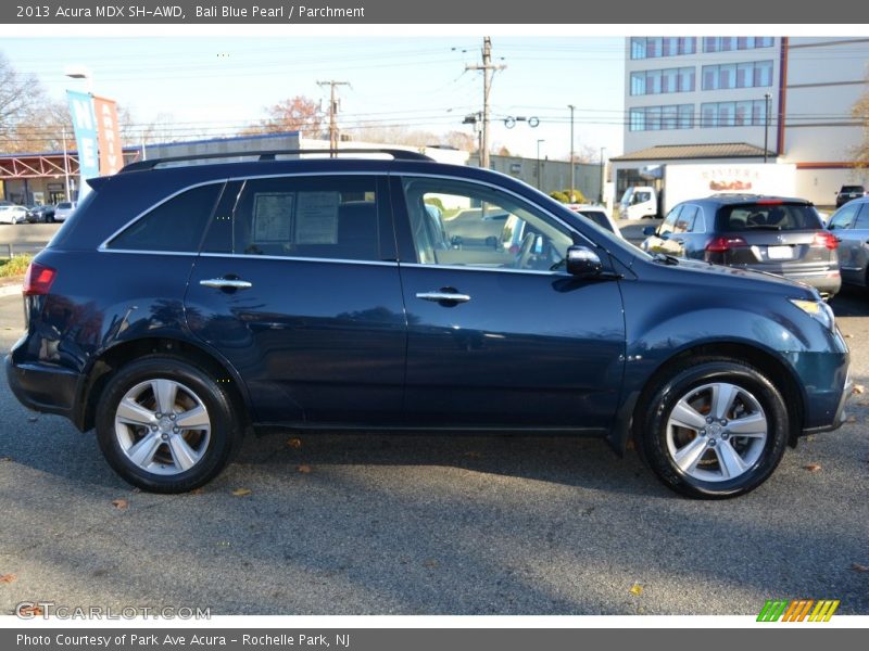 Bali Blue Pearl / Parchment 2013 Acura MDX SH-AWD