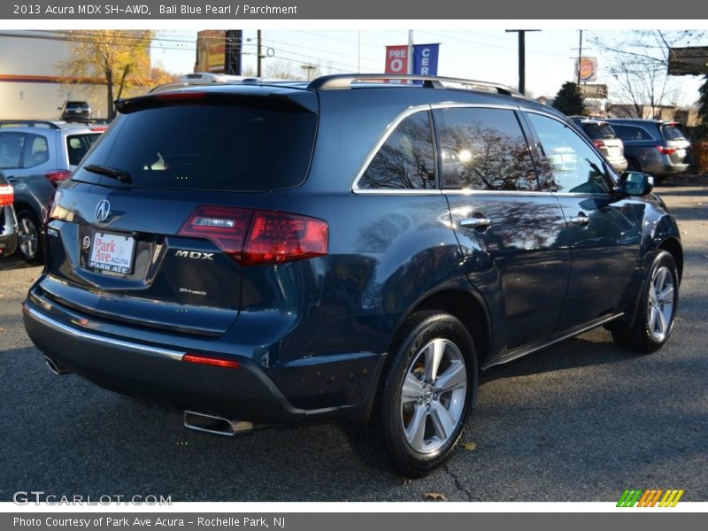 Bali Blue Pearl / Parchment 2013 Acura MDX SH-AWD