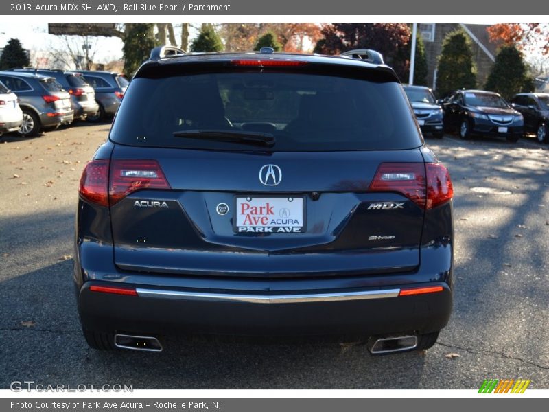 Bali Blue Pearl / Parchment 2013 Acura MDX SH-AWD
