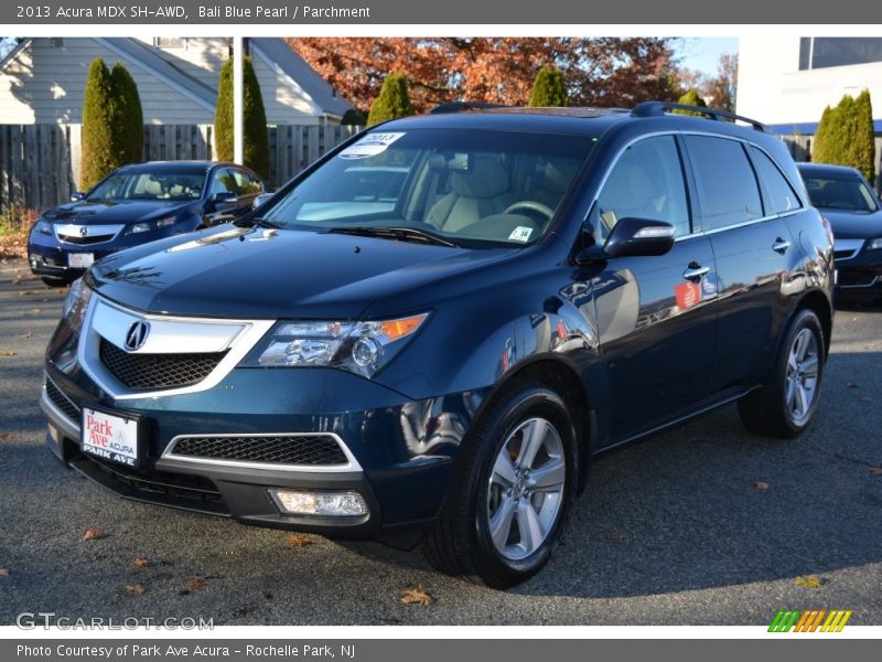 Bali Blue Pearl / Parchment 2013 Acura MDX SH-AWD