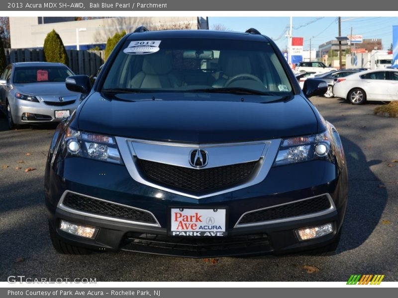 Bali Blue Pearl / Parchment 2013 Acura MDX SH-AWD