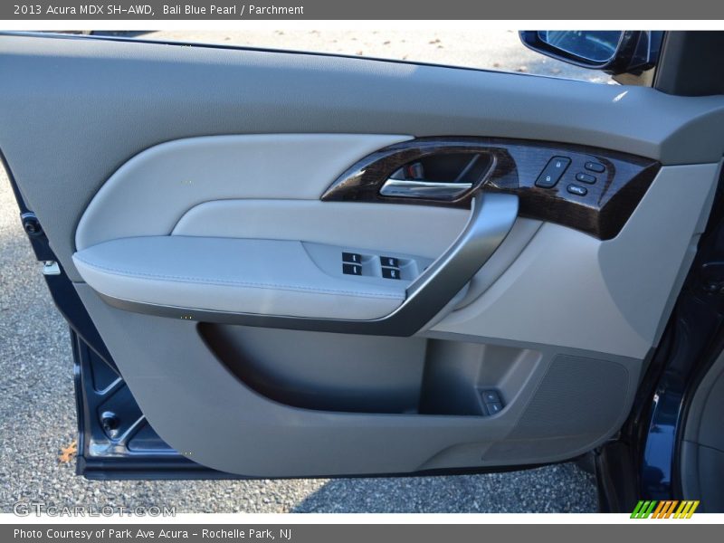 Bali Blue Pearl / Parchment 2013 Acura MDX SH-AWD