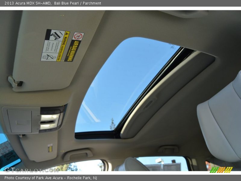 Bali Blue Pearl / Parchment 2013 Acura MDX SH-AWD