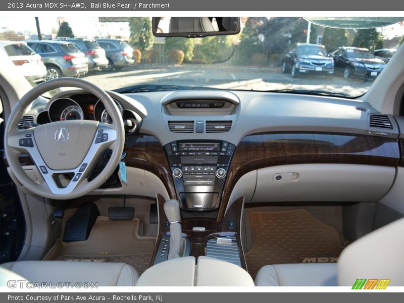 Bali Blue Pearl / Parchment 2013 Acura MDX SH-AWD