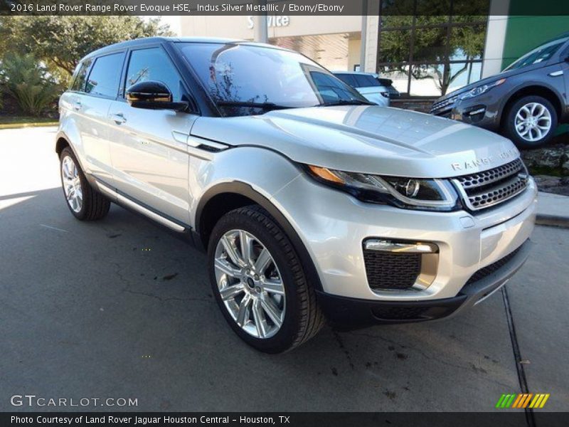 Indus Silver Metalllic / Ebony/Ebony 2016 Land Rover Range Rover Evoque HSE