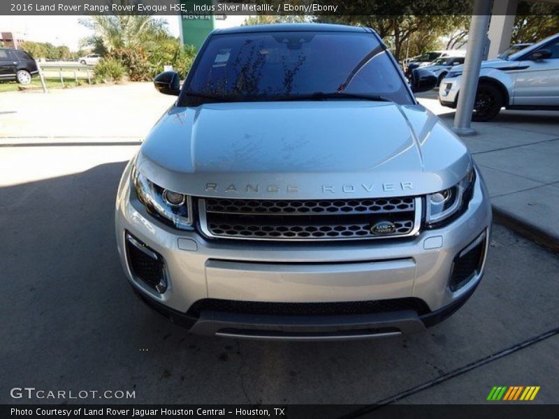 Indus Silver Metalllic / Ebony/Ebony 2016 Land Rover Range Rover Evoque HSE